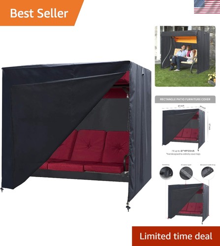 Elegant black outdoor swing - elegant,