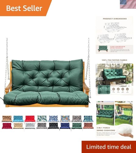Waterproof porch swing cushion - porch,